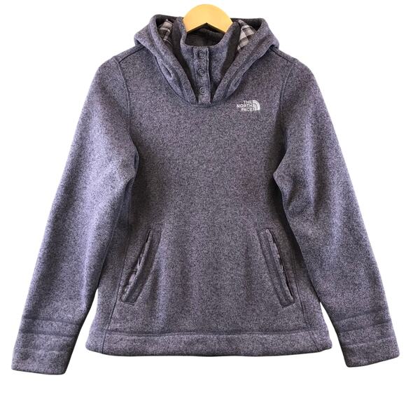 The North Face Crescent Hooded Pullover Fleece sweater size M - Picture 1 of 9